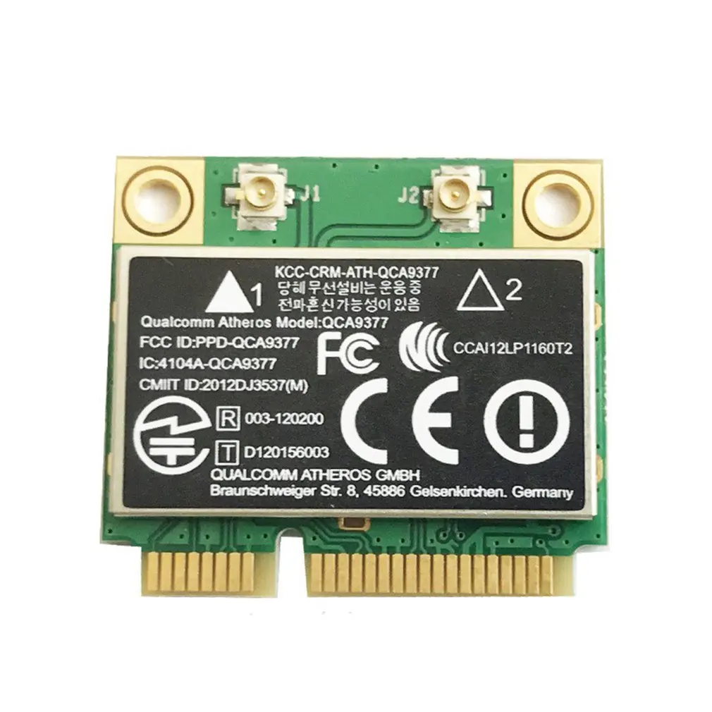 Atheros Qca9377 мини Pci-e двухполосный AC Bluetooth 4,2 беспроводная сетевая карта мини Pci-e стабильность сигнала