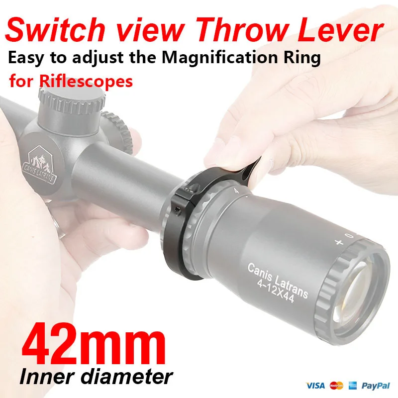

Canis Latrans aluminum Switch view Throw Lever for Riflescopes gun accessories for hunting GZ33-0132B