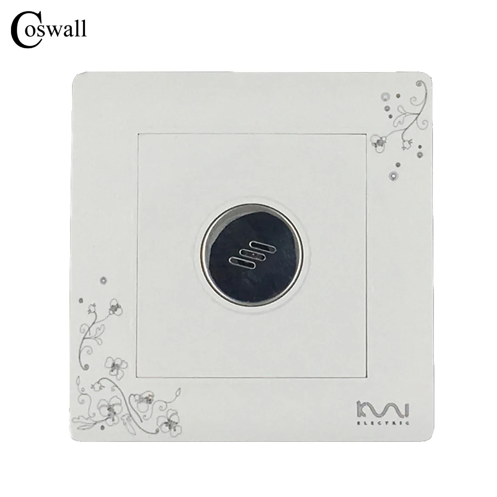 COSWALL Luxury Wall Timer Switch Sound and Light Control Time Delay