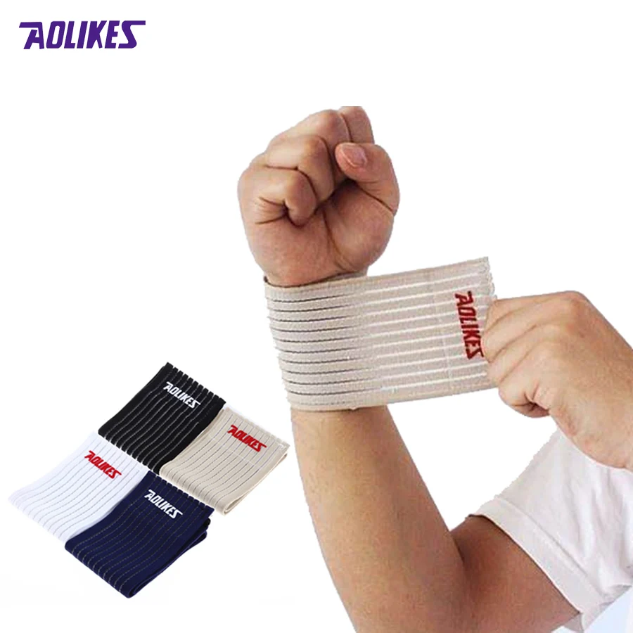 

Fitness Cotton Strength Bandage Hand Wrist Straps Sport Wristbands Support Wrist Protector Carpal Tunnel Wrist Brace Gym Wraps