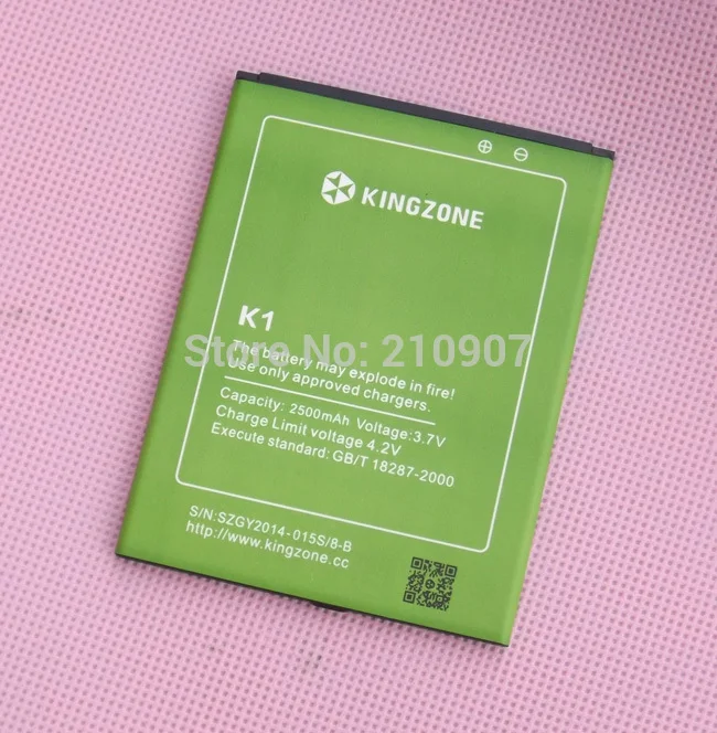 

New Original KINGZONE K1 Mobile Phone Battery 2500mAh