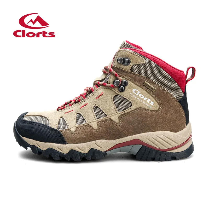 

Clorts Hiking Shoes Trekking Camping Climbing Outdoor Shoes Waterproof Suede Leather Men Outdoor Boots Winter Sneaker HKM-823B