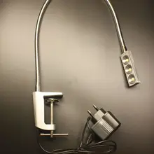 3 Вт мягкий шланг светодиодный инструмент инспекционная лампа Клип токарный стол