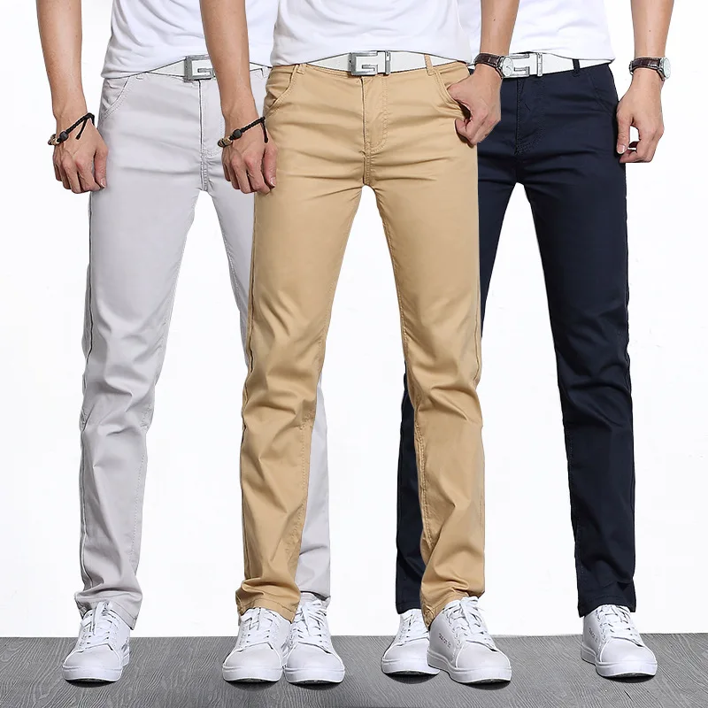 BS401 для мужчин's повседневные штаны для мужчин's стройнящие брюки весна и осень тонкий мужчин; Корейская версия