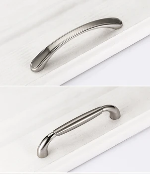 stainless steel Modern Cabinet Handles Kitchen Cupboard Door Pulls Drawer Knobs Handles Wardrobe Pulls Furniture Handle