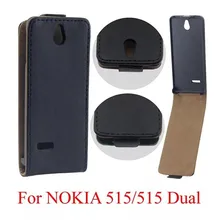 Вертикальный флип-чехол из искусственной кожи, Fundas Capa для microsoft Nokia Lumia 515 N515, чехол из ТПУ, чехол с откидной крышкой, чехол для телефона