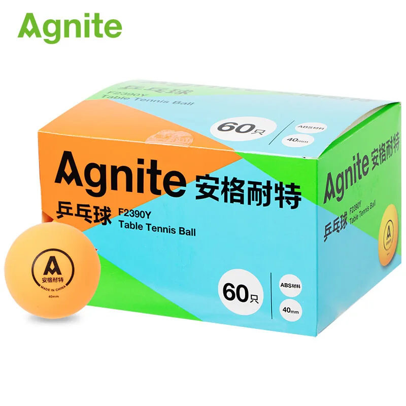 Agnite 60 упаковочный мяч для настольного тенниса 40 мм Профессиональный