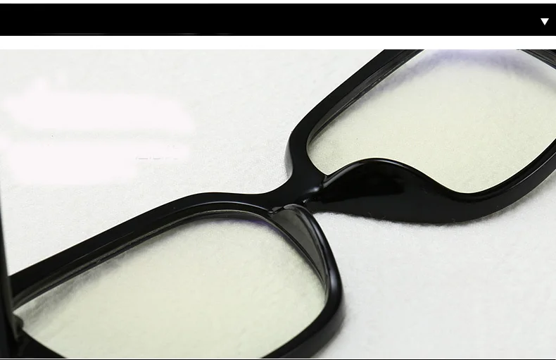 Женский анти-синий плоский объектив квадратная миопическая линза рамка Мужская большая рамка и усталость-устойчивый мобильный телефон компьютерные очки для игр