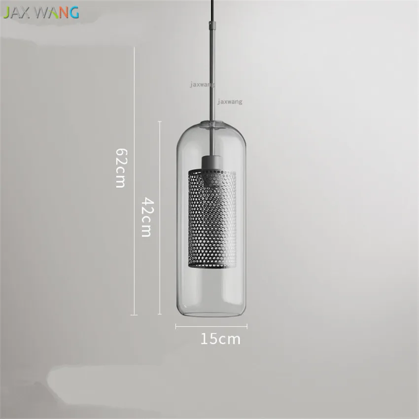 Nordic Glass Led Pendant Lamp Lights Hanging Lamp Hanglamp Light Fixture Modern Hanging Ceiling Lamps Chandelier Lighting W9D6S - Цвет абажура: J