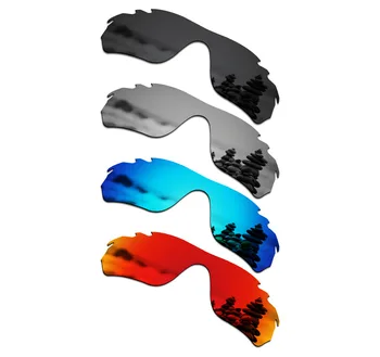 

SmartVLT 4 Pieces Polarized Sunglasses Replacement Lenses for Oakley RadarLock Edge Vented - 4 Colors