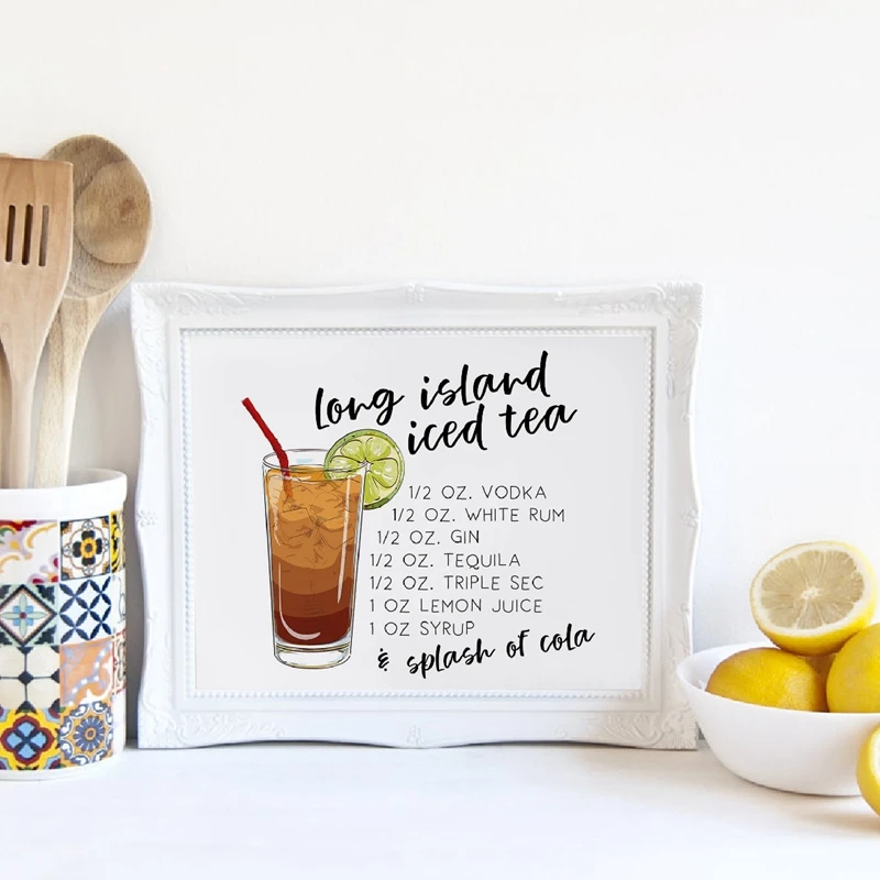 long island iced tea canvas prints