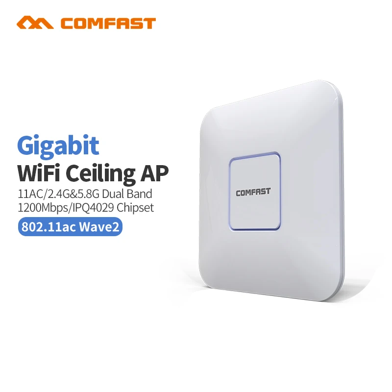 

COMFAST CF-E370AC 1200M Dual Band Gigabit wireless indoor AP 5.8GHz Wi fi Access Point AC routers Wi fi Signal Booster Amplifier