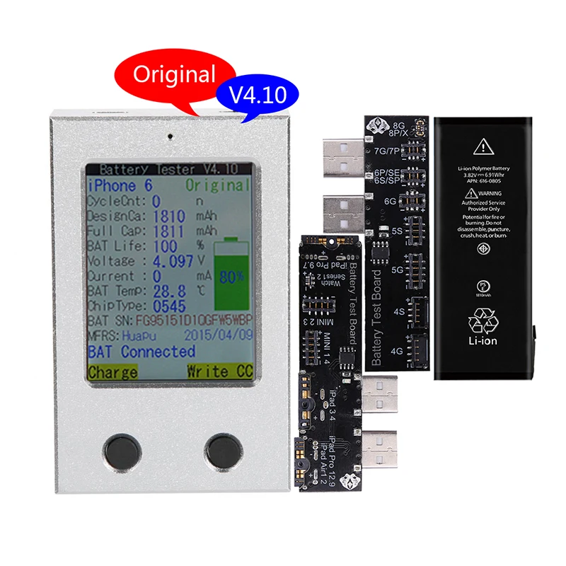 For iPhone Battery Tester Professional Battery Data Clearing Tester