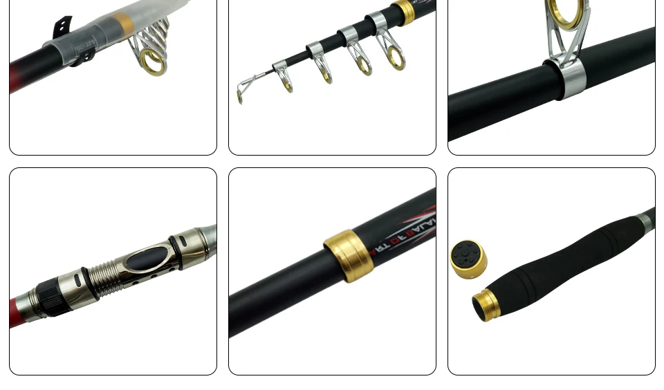 k8356 Carbon 2.1M 2.4M 2.7M 3.0M 3.6M Portable Telescopic Fishing Rod Spinning Fish Handle Fishing Tackle Sea Rod Fishing Pole_10