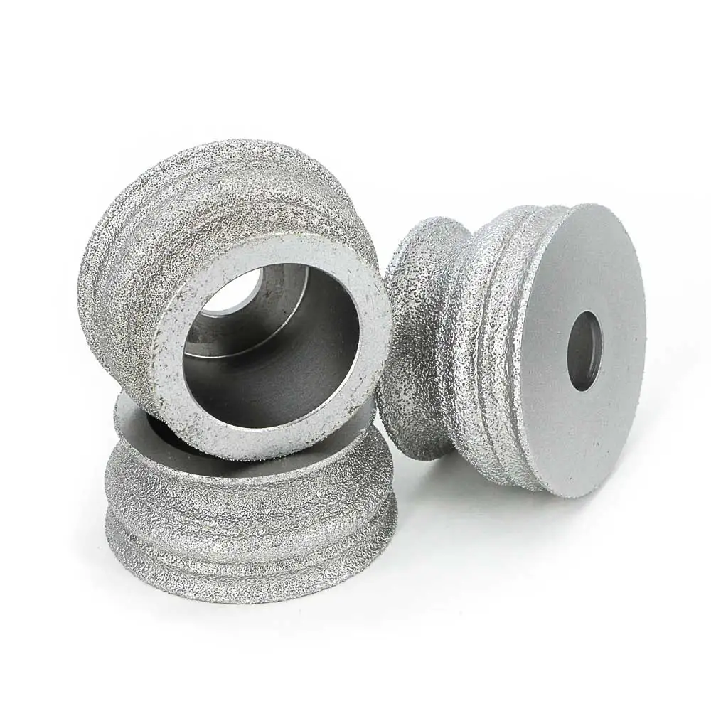 Brazing diamond grinding wheel grinding stone for glass ceramics marble concrete floor Begonia semicircle edge shaping GJ012 Brazing diamond grinding wheel grinding stone for glass ceramics marble concrete floor Begonia semicircle edge shaping GJ012