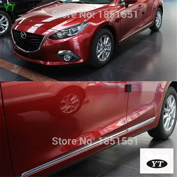 

Auto side door trim moulding for mazda 3 sedan D style ABS ,4pc/lot