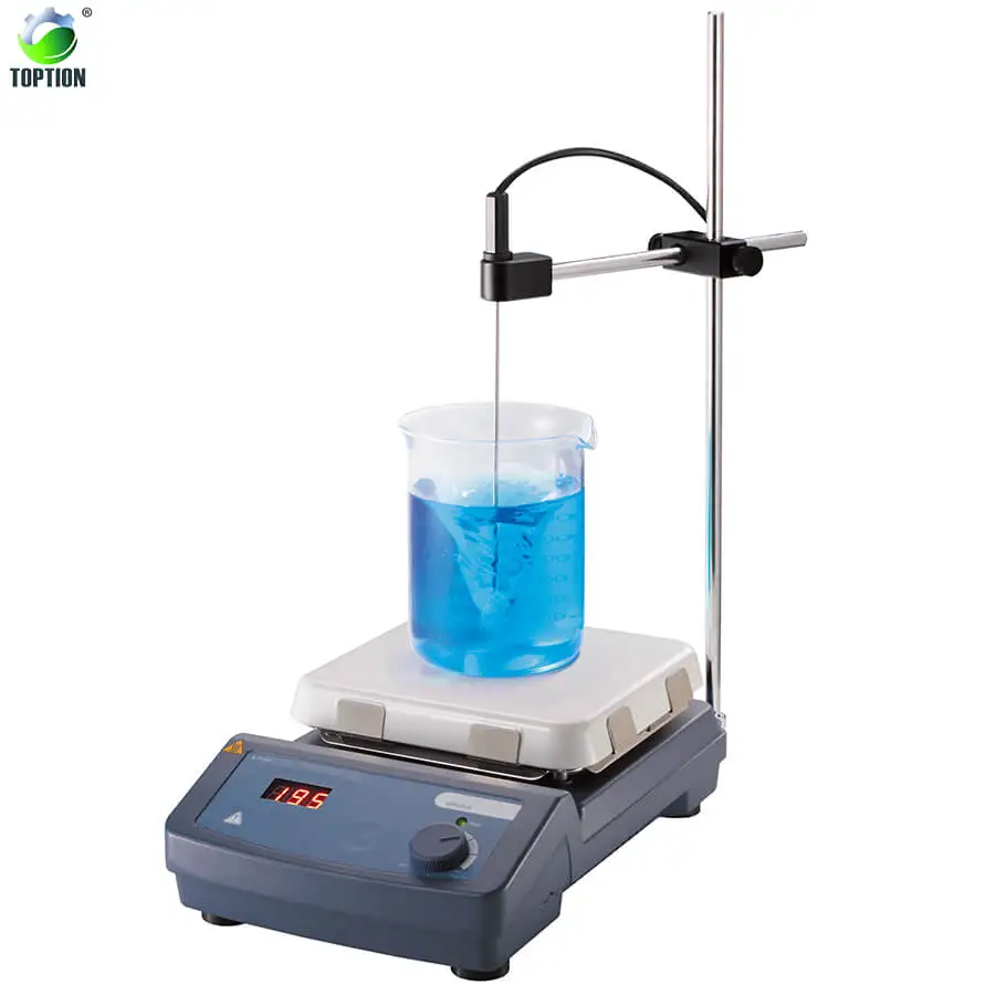 Led Hotplate Stirrer With Heating Plate Liquid Mixer Electric