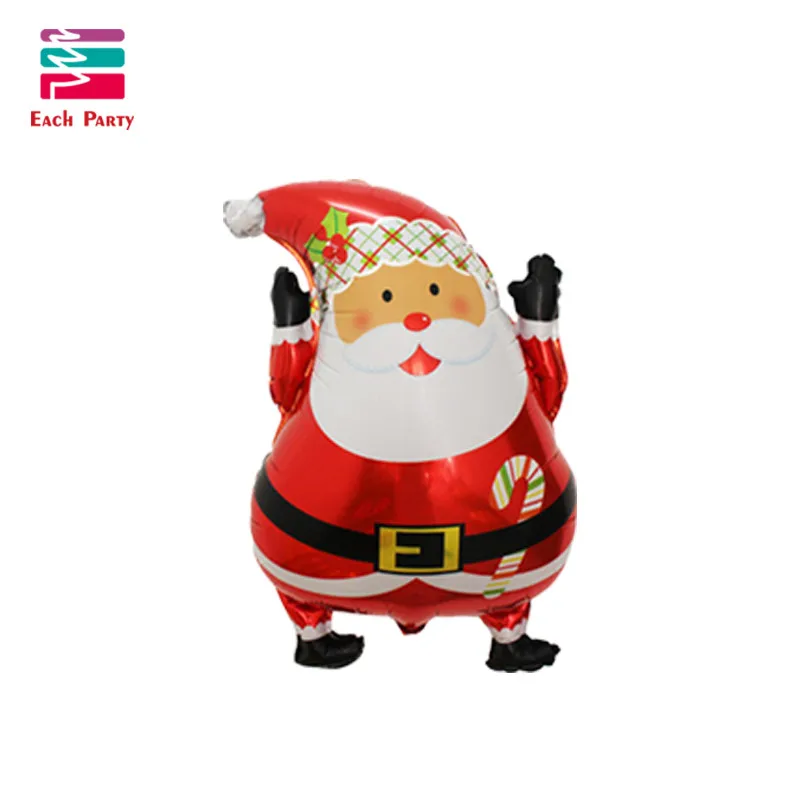 Рождественские фольгированные шары Санта Клаус шар Снеговик Глобус Рождественский олень Пингвин шар рождественские украшения для дома год - Цвет: Santa Claus 2