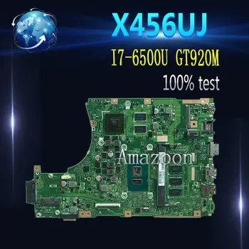 

Akemy X456UJ X456UF Laptop motherboard For Asus X456U X456UQ X456UB X456UQK X456UV mainboard 4GB-RAM I7-6500U GT920M/GT930M DDR3
