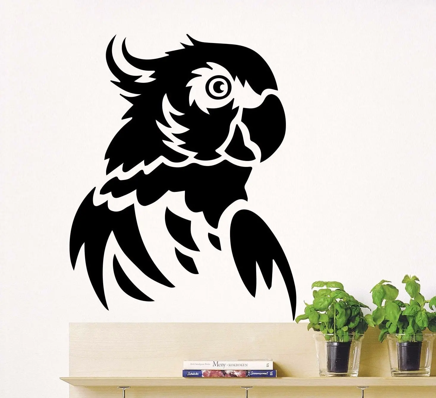 Wall Decals Parrot Bird Decal Nursery Room Vinyl Sticker Home Decor Art