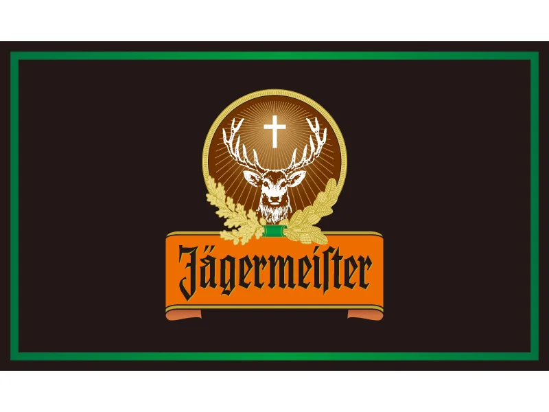 3x5 футов Летающий 90*150 см 40*60 см 160*240 см jagermeister Jagermeister Гигантский Большой черный флаг полиэстер баннер