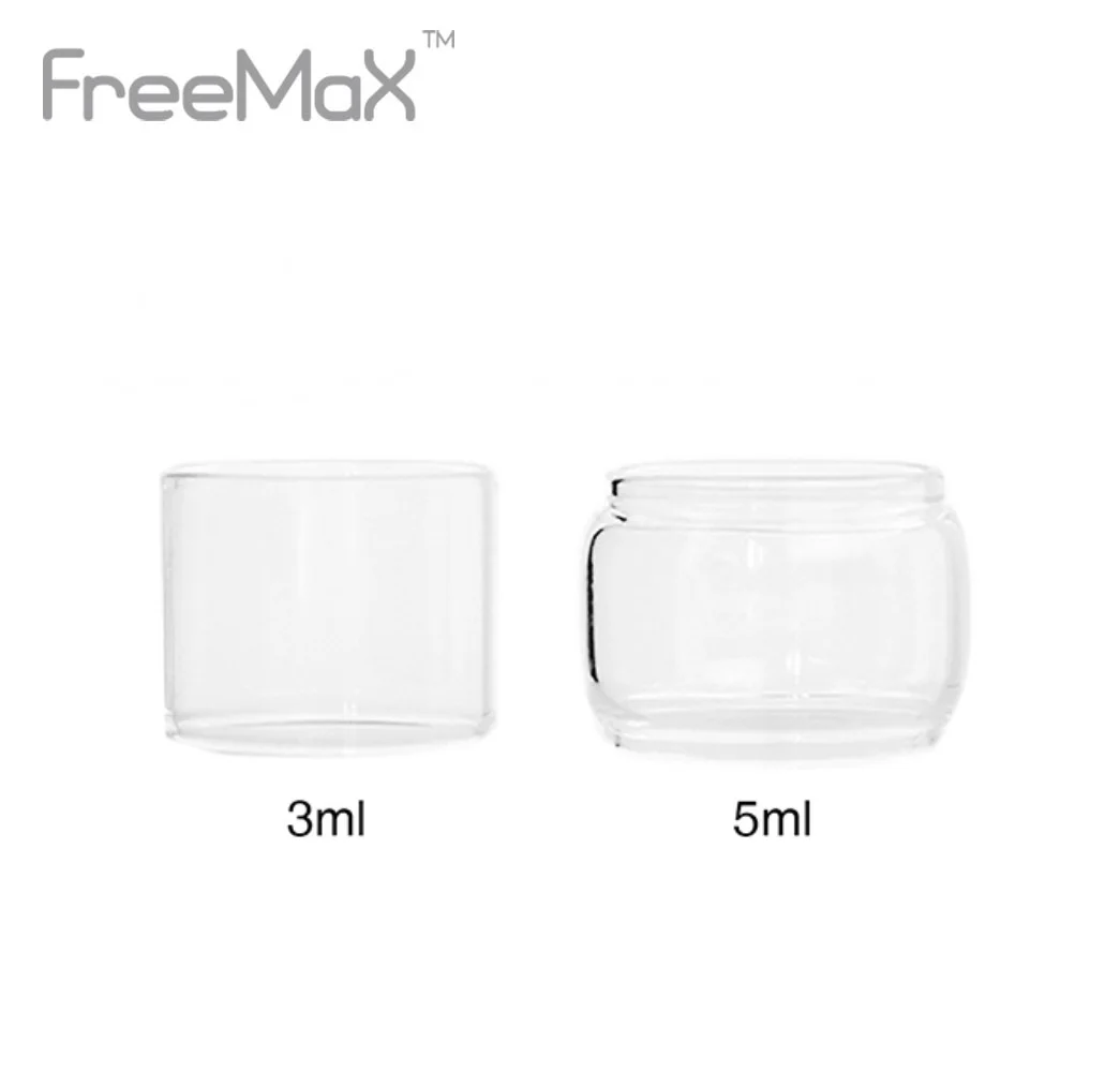 

Original 2pcs Freemax Fireluke Mesh Tank Glass Tube 3ml/5ml Easy To Replace for Fireluke Mesh Tank Electronic Cigarette Vape