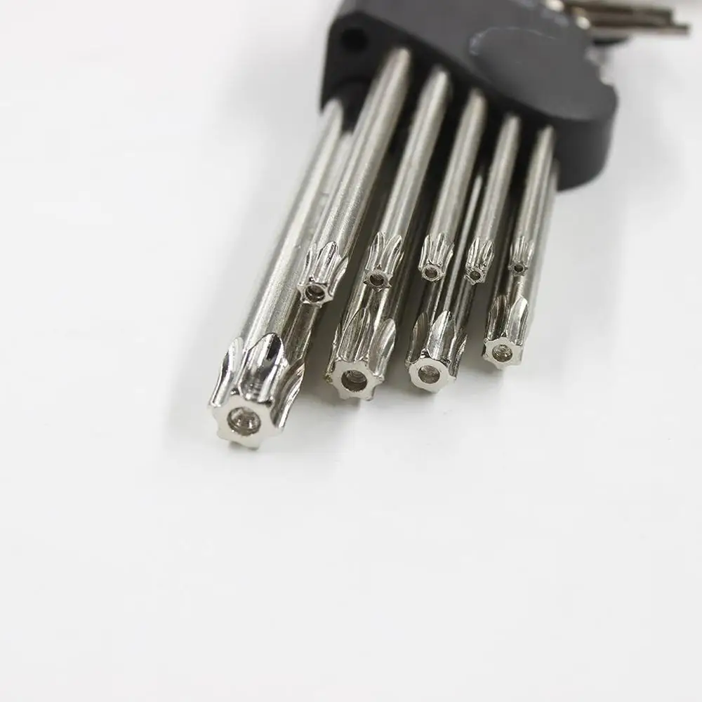 804-45/9 шт. L Тип сливы шестигранный ключ для шлица «звездочка» Набор торцевых гаечных ключей Комбинации ключ, дюймовый стандарт многофункциональная отвертка инструменты для ремонта