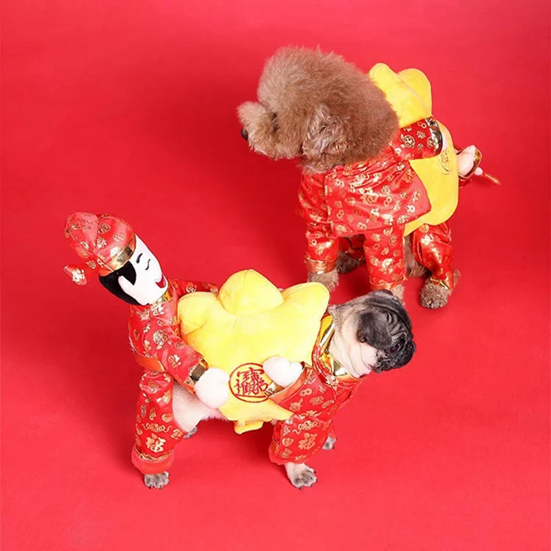 Фестиваль домашних животных креативный косплей костюм в китайском стиле собаки кошки Новогодняя одежда костюм забавная одежда для