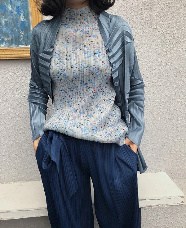 Changpleat 20419 Spring Summer New printed Women T