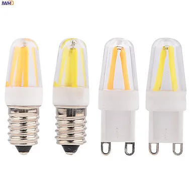 

IWHD 5pcs 2W G9 14 LED Bulb 220V COB 120LM LED Bulb Lamp G9 Bi-pin Lights Replace Halogen Dimmable 110v-220v
