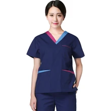 Meidcal скраб Хирургическая Одежда, больница врач-медсестра Isoiation форма лаборатории комплекты одежды