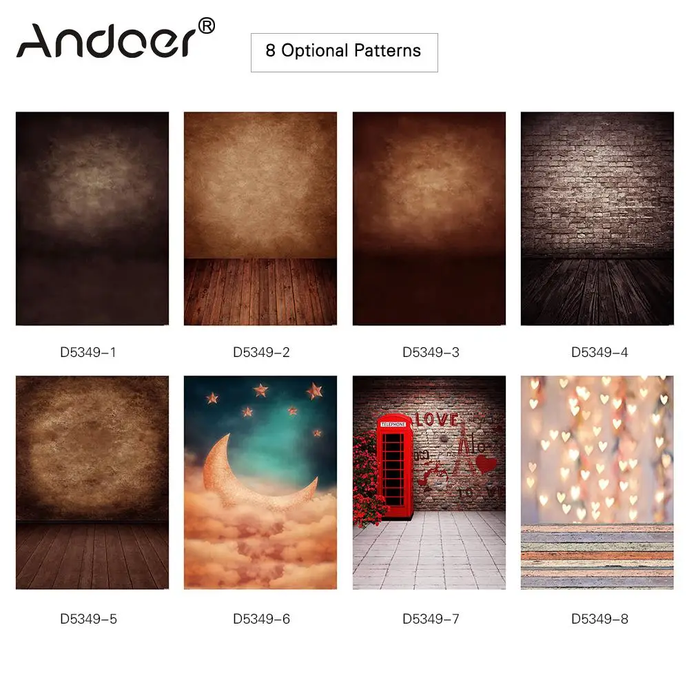 

Andoer Photography Background 1.5 *2.1m/5 * 7ft Retro Background Abstract Old Master Backdrop Digital Printed Photo Studio Props