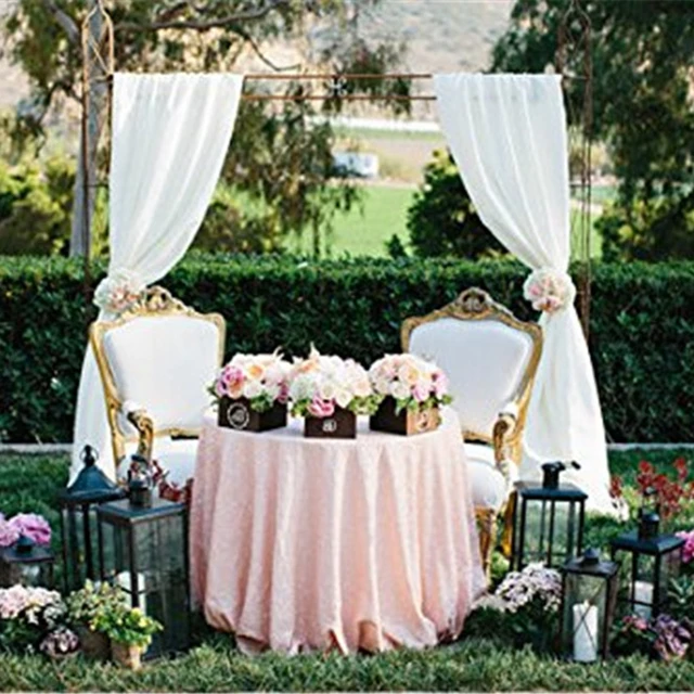 Pink Sequin Tablecloth 72 Round Wedding Table Cloth Overlays Glitter Pink Sequin Tablecloth 72 Round Wedding Table Cloth Overlays Glitter Cover For