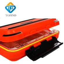 5 шт. двусторонние пластиковые коробки с многие разделенные Дело Организатор крюк приманки коробка Большой Ёмкость хранения рыболовные снасти коробки