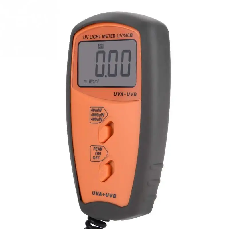 Цифровой портативный ручной измеритель УФ света UV340B интенсивности Уфа уфв Luxmeter