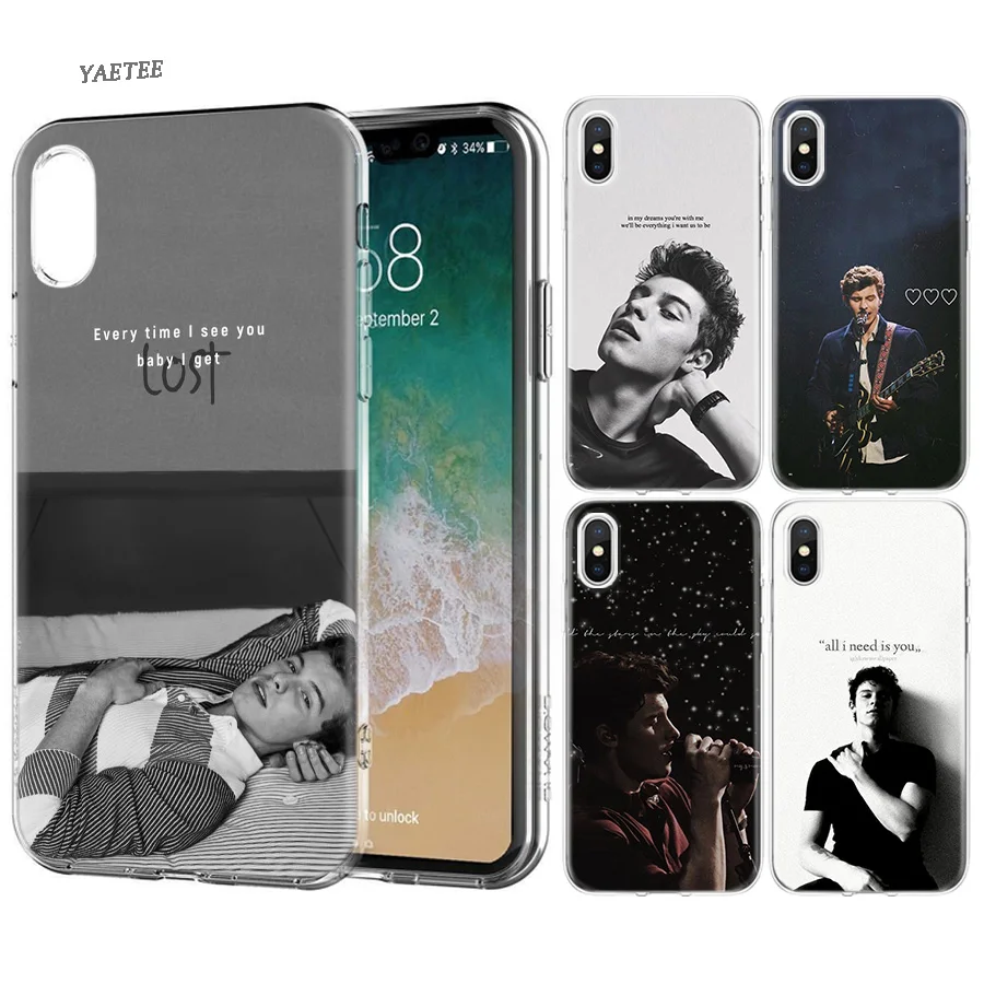

Fundas Print Silicone Phone Case For Apple iPhone 6 6S 7 8 Plus X 10 XS MAX XR 5S 5 5C SE TPU Cover Shawn Mendes