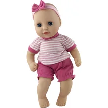 1 пара комбинезонов, Одежда для куклы, подходит для 36 см/14 кукла инчи, лучший подарок на день рождения для детей(продается только одежда
