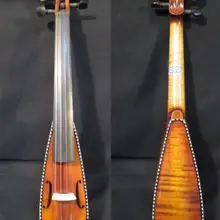 Барокко стиль фантазии Pochette ПЕСНИ марка скрипка 7 3/", хороший звук#9986