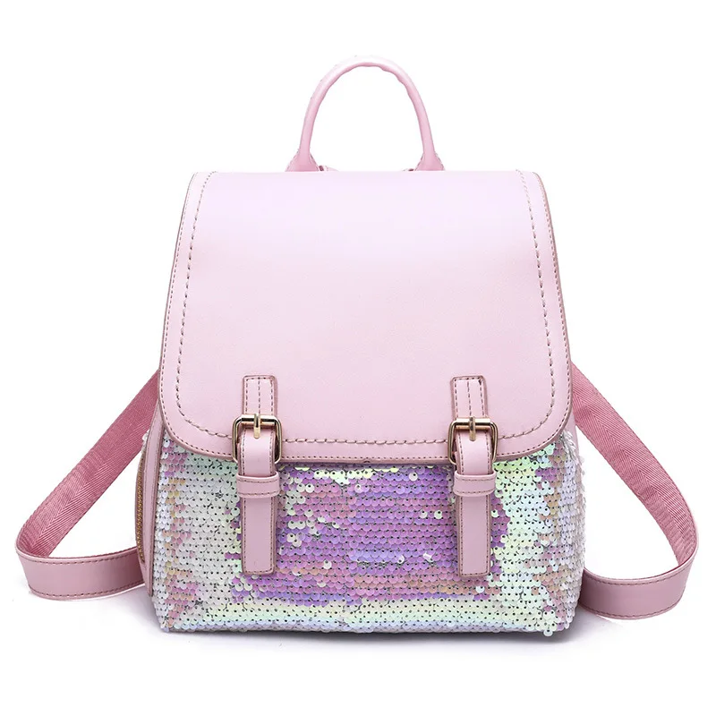 THREEPEAS Women Backpack Quality PU Leather School Bag For Teenage