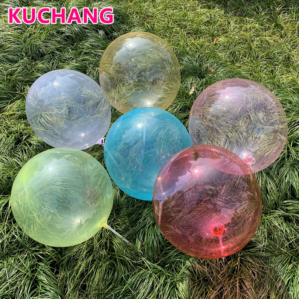 18 дюймов прозрачные разноцветные светящиеся воздушные шары Bobo Crystal Clearz воздушные шары для дня рождения украшения для свадьбы украшения Globos