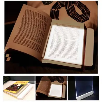 

Eye Protection LED Paperback Book Light Bookmark Reading Light Warm Soft Light On The Bed Tablet Reading Light Eye Reading Lamp