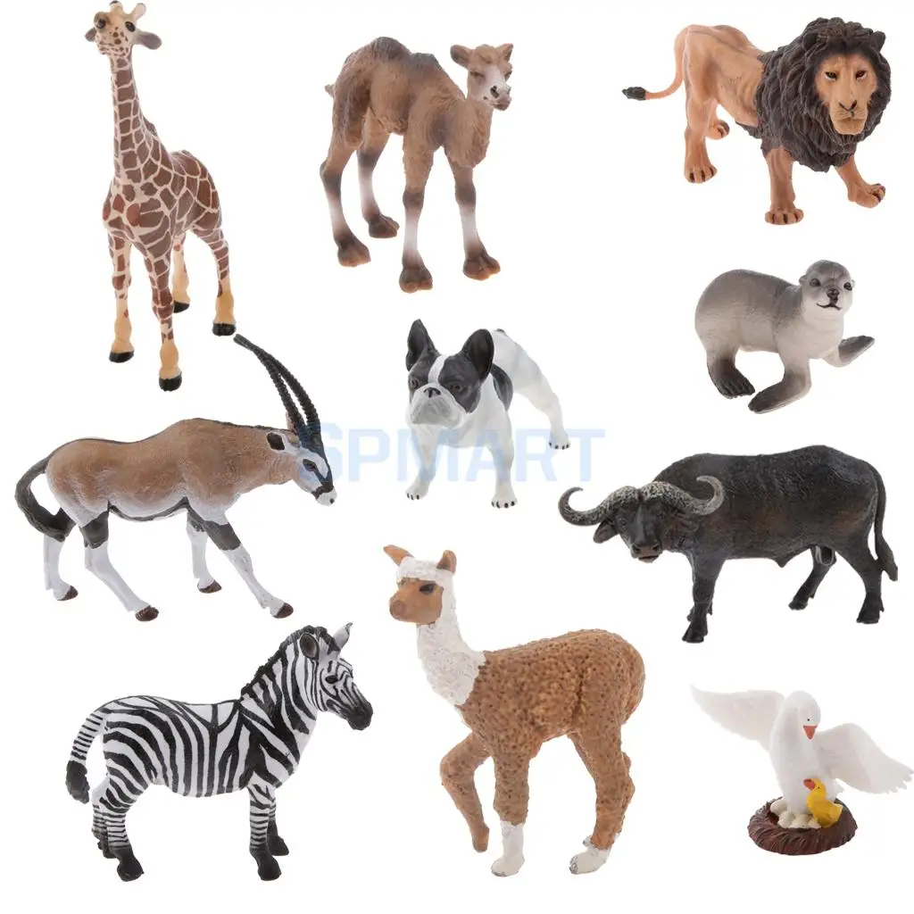 

Realistic Wildlife Wild/Farm/Zoo Animal Model Figurine Kids Toy Gift