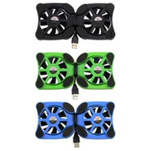 2 Порта USB Мини Осьминог Ноутбука Вентилятор Cooler Cooling Pad Складной Коллер Вентилятор Cooling Pad Оптом Магазин