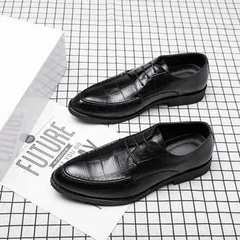 

28-68 Leather Shoes Men Summer Leather Luxury Brand Designer Elegant Social Man Shoes #MSW8118186