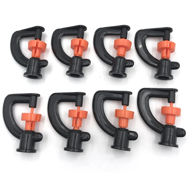 

10pcs 360 circle Rotary Micro Sprayer Water Control Sprayer G shape Garden Mist Sprinkler Garden Tree Agriculture Irrigation