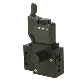 

6A Adjustable Speed Switch FA2-6/1BEK Lock on Power Electric Drill Speed Control Trigger Button Switch Plastic Casing
