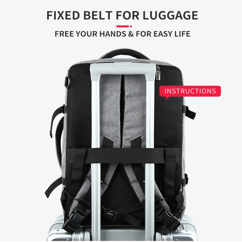  MOYYI Business Travel Double Compartment Backpacks Multi-Layer with Unique Digital Bag for 15.6 inc