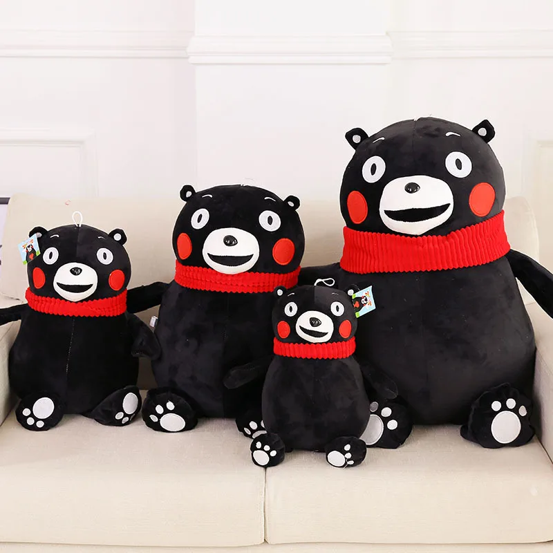 Kumamon персонаж японский медведь плюшевая игрушка детский подарок милая мягкая подушка кукла в провинции Xiongben для детей/малышей/взрослых подарки 4,9
