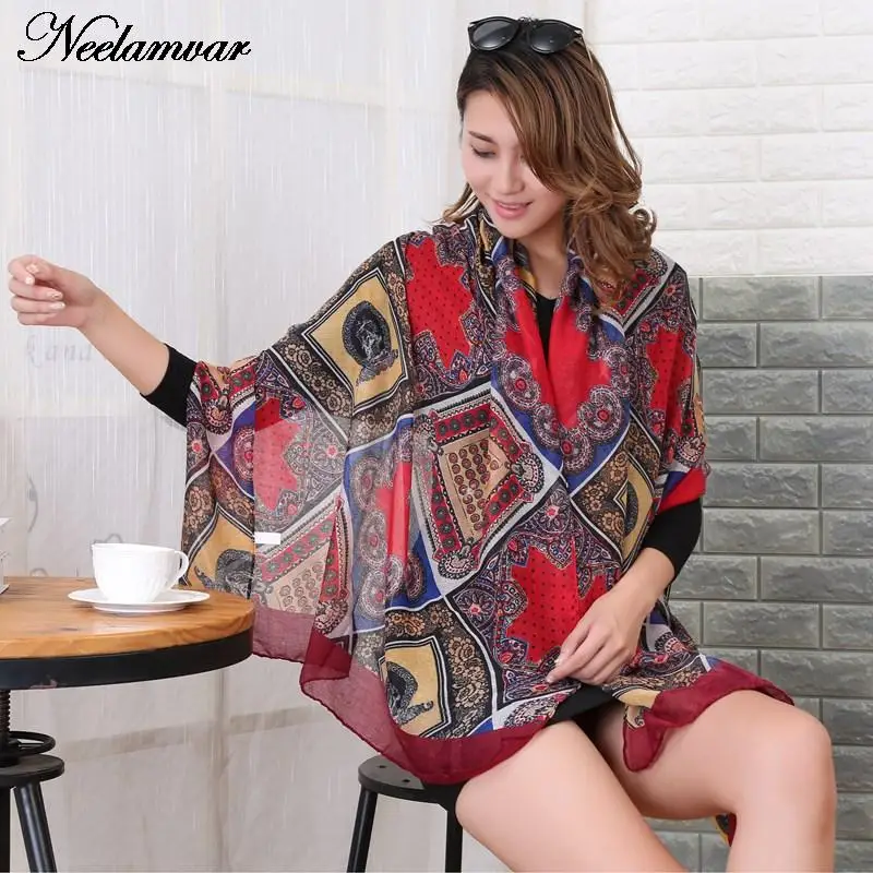 New WINTER Plaid Scarf Brand Women Shawls font b Tartan b font Foulard femme Beach Wrap