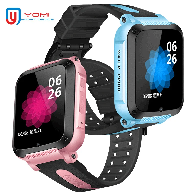 Smart Watch GPS Waterproof Smartwatch Kids with WhatsAPP Audio Player Wearable Device GPS Tracker Clock Watch for Baby Children